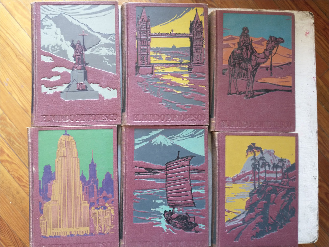 Libro usado en venta: El mundo pintoresco (9 Tomos); editorial W. M. Jackson impreso en 1952 realizamos envios a todo el mundo.1
