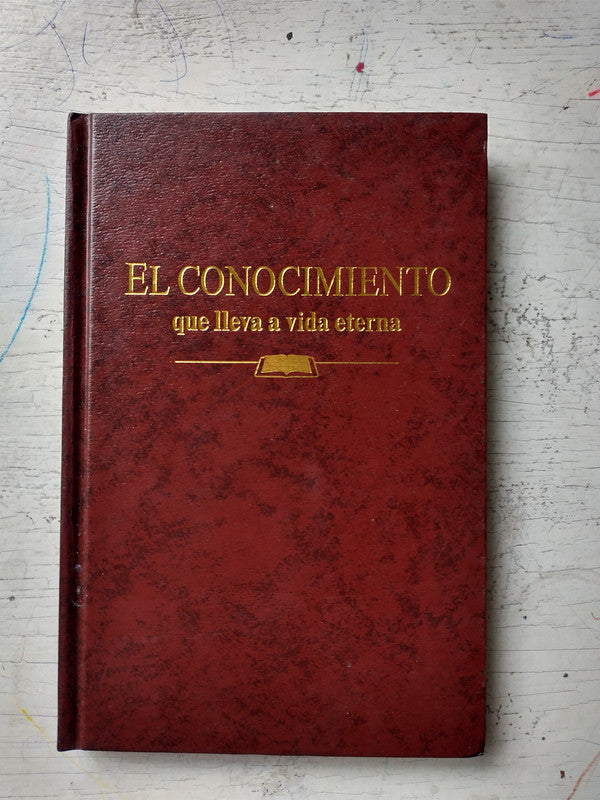 Libro usado en venta: El conocimiento que lleva a vida eterna; editorial Watchtower Bible impreso en 1995 realizamos envios a todo el mundo.1