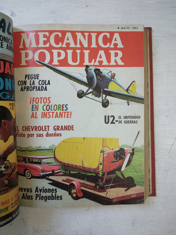 Libro usado en venta: Mecanica Popular (12 REVISTAS); impreso en 1963 realizamos envios a todo el mundo.2