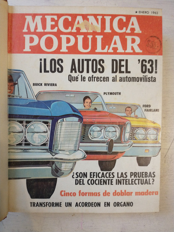 Libro usado en venta: Mecanica Popular (12 REVISTAS); impreso en 1963 realizamos envios a todo el mundo.1