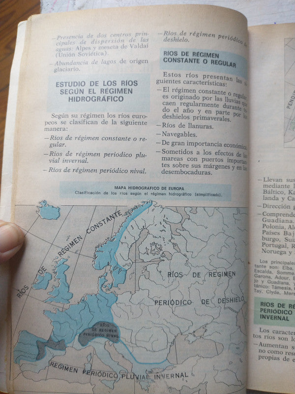 Libro usado en venta: Geografia: Europa, Asia, Africa, Oceania y Antartica - 2? A?o de Floreal Rossi; editorial Stella impreso en 1976.3