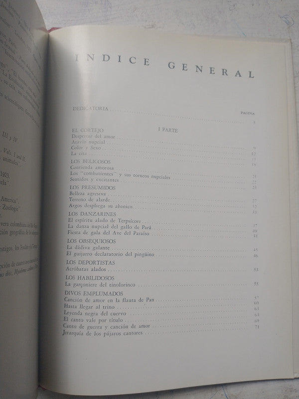 Libro usado en venta: Vida amorosa de los pajaros de Carlos Selva Andrade; editorial Albatros impreso en 1974 realizamos envios a todo el mundo.2