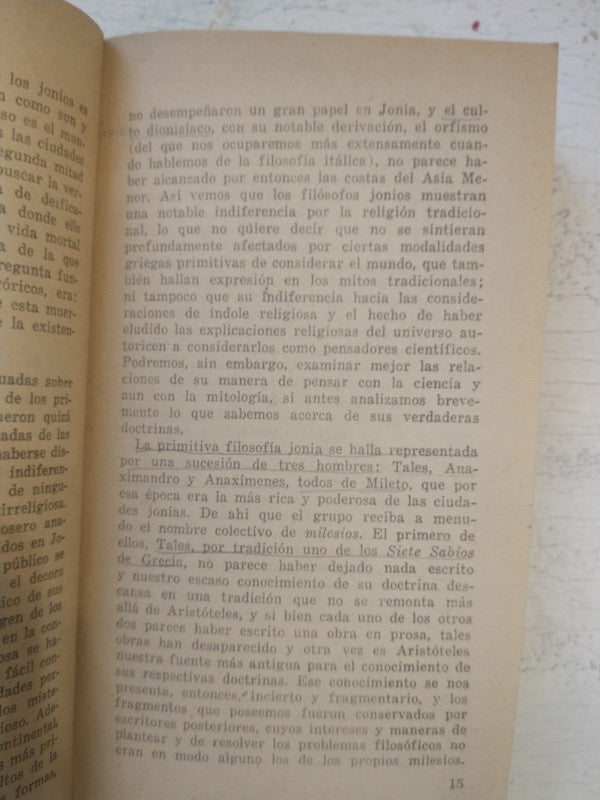 Libro usado en venta: Introduccion a la filosofia antigua de A. H. Armstrong; editorial Eudeba impreso en 1980 realizamos envios a todo el mundo.3