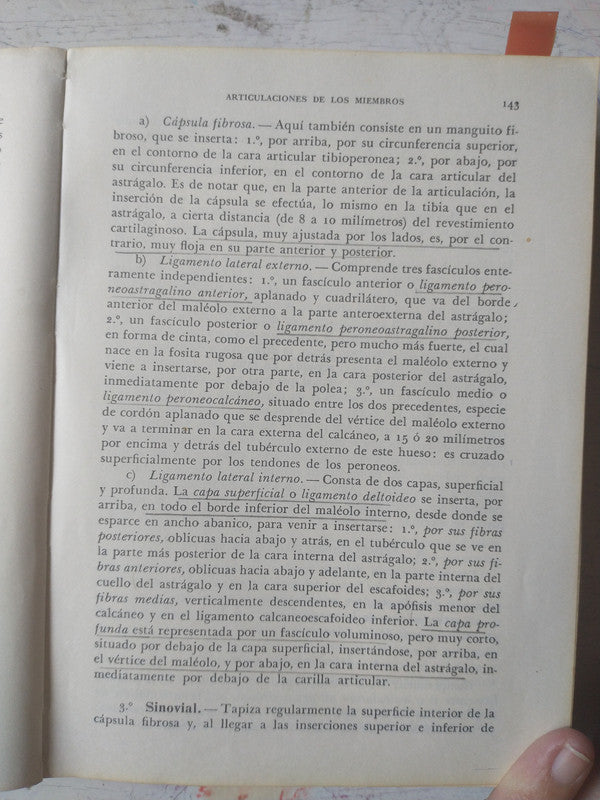 Libro usado en venta: Compendio de anatomia descriptiva de L. Testut - A. Latarjet; editorial Salvat realizamos envios a todo el mundo.3