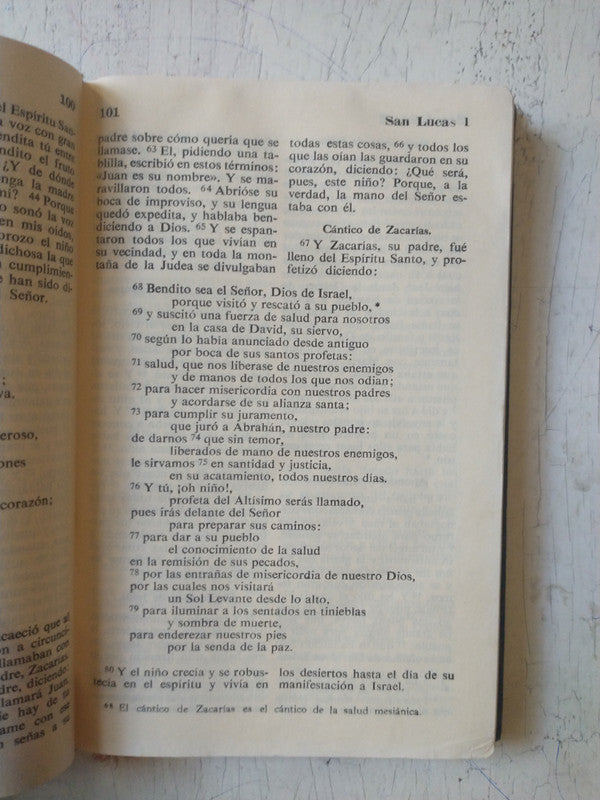 Libro usado en venta: Nuevo testamento de Jose Maria Bover - Felix Puzo; editorial B.A.C. impreso en 1961 realizamos envios a todo el mundo.3