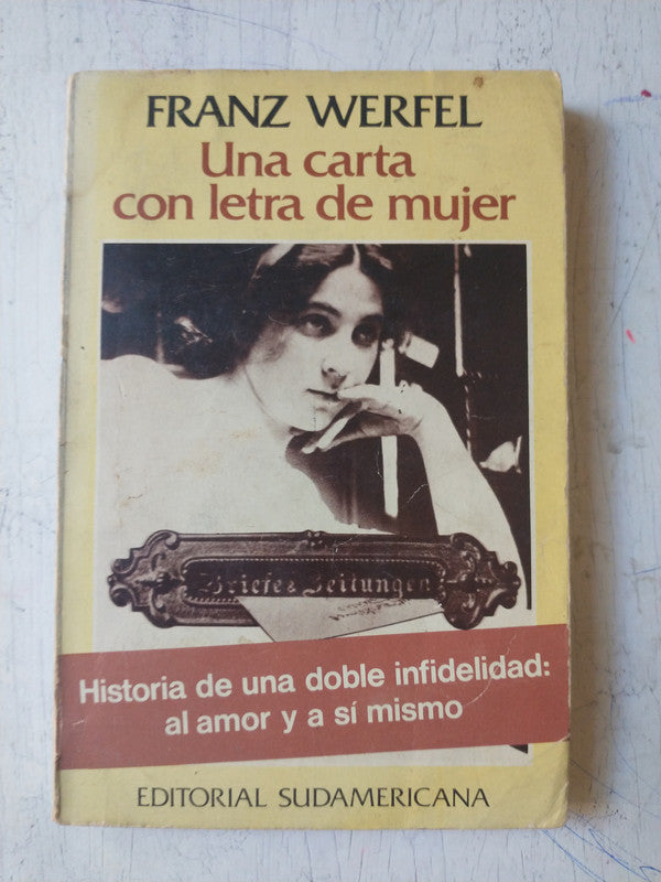 Libro usado en venta: Una carta con letra de mujer de Franz Werfel; editorial Sudamericana impreso en 1982 realizamos envios a todo el mundo.1