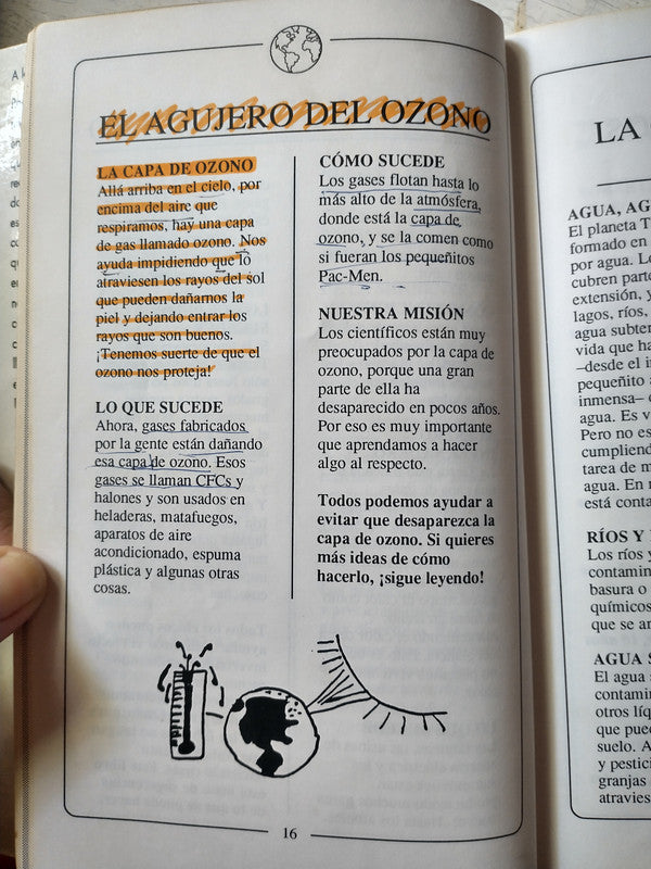 Libro usado en venta: 50 cosas que los ni?os pueden hacer para salvar la Tierra de The EarthWorks Goup; editorial Emece impreso en 1992.2