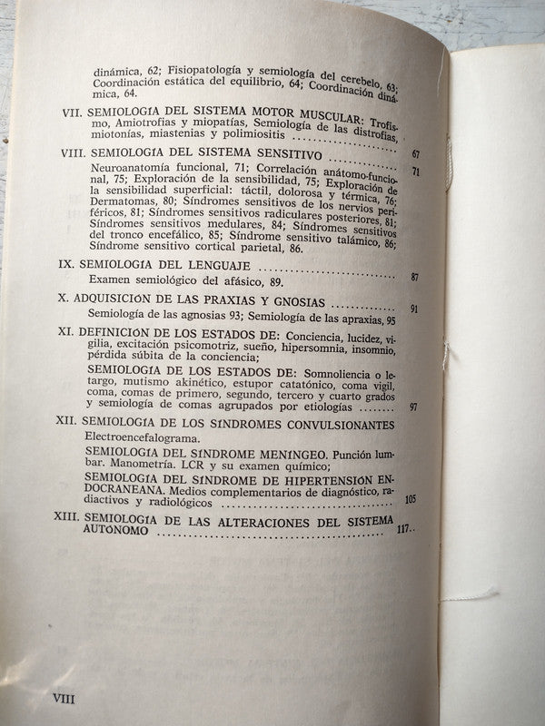 Libro usado en venta: Brevario semiologico del sistema nervioso de Hector Gotta - Maria L. Morete de Pardal; editorial Eudeba impreso en 1974.3