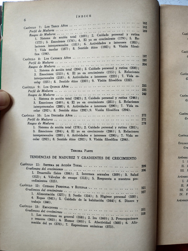 Libro usado en venta: El adolescente de 10 a 16 a?os de Arnold Gesell - F. Ilg - L. Ames; editorial Paidos impreso en 1971 envios a todo el mundo.2
