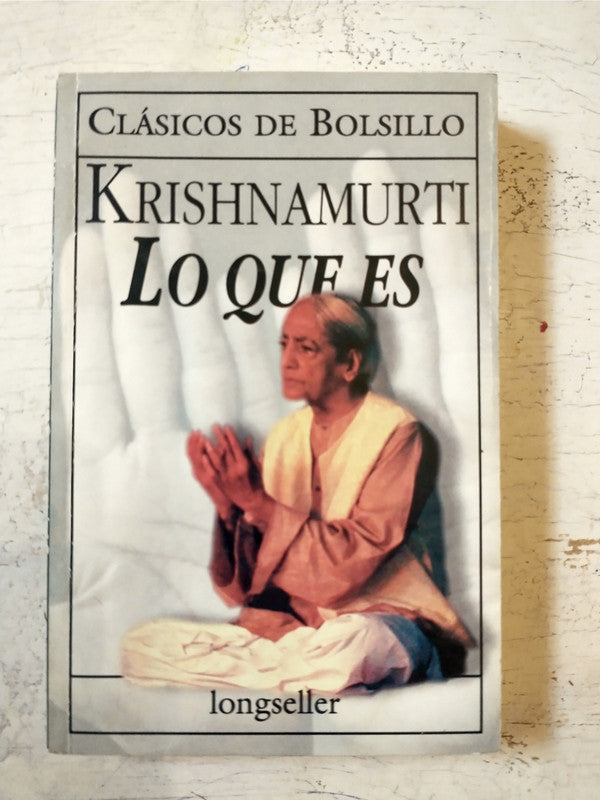 Libro usado en venta: Lo que es de Jiddu Krishnamurti; editorial Errepar impreso en 2000 realizamos envios a todo el mundo.1