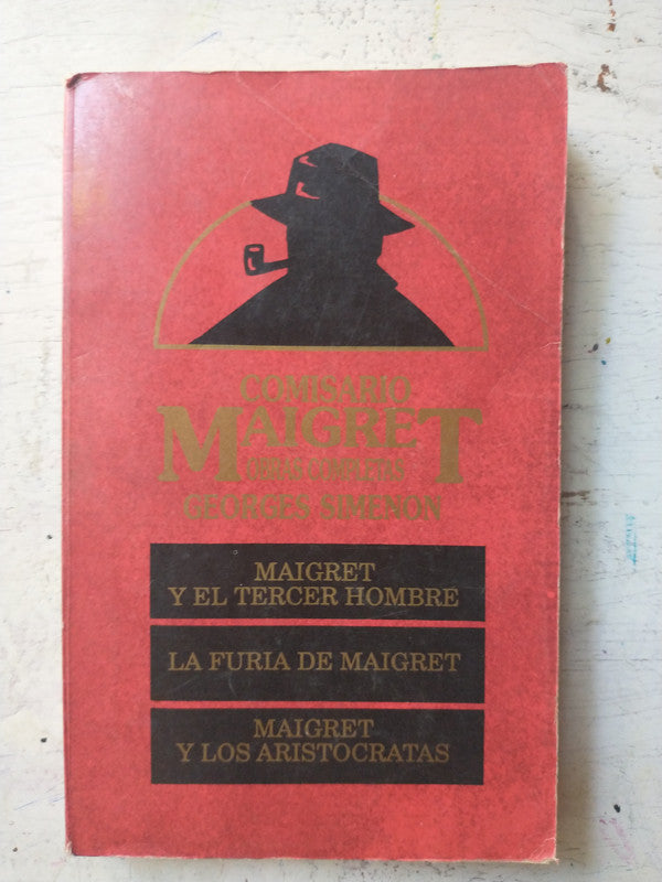 Libro usado en venta: Maigret y el tercer hombre - La furia de Maigret - Maigret y los aristocratas de Georges Simenon; Hyspamerica impreso en 19641.1