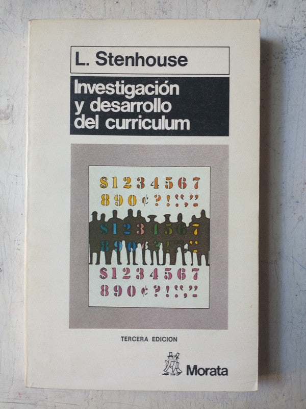Libro usado en venta: Investigacion y desarrollo del curriculum de Lawrence Stenhouse; editorial Morata impreso en 1991 envios a todo el mundo.1