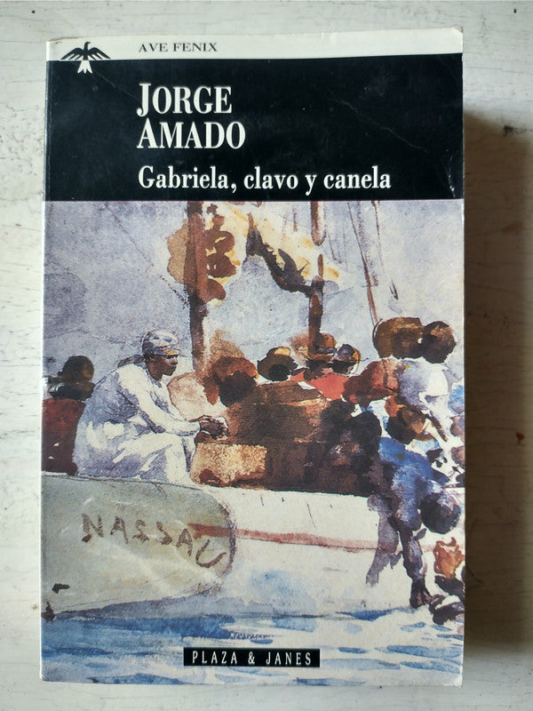 Libro usado en venta: Gabriela, clavo y canela de Jorge Amado; editorial Plaza & Janes impreso en 1994 realizamos envios a todo el mundo.1