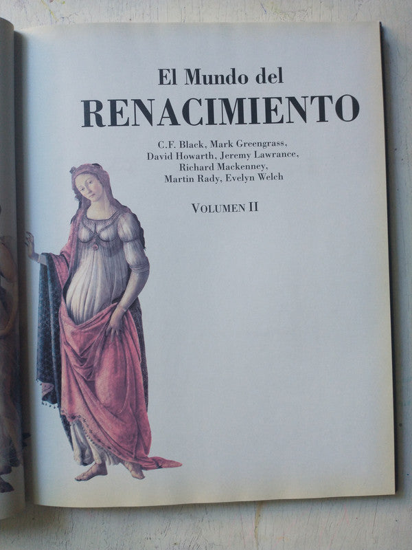 Libro usado en venta: El mundo del Renacimiento - Vol. 2 de Atlas; editorial Folio impreso en 1994 realizamos envios a todo el mundo.4