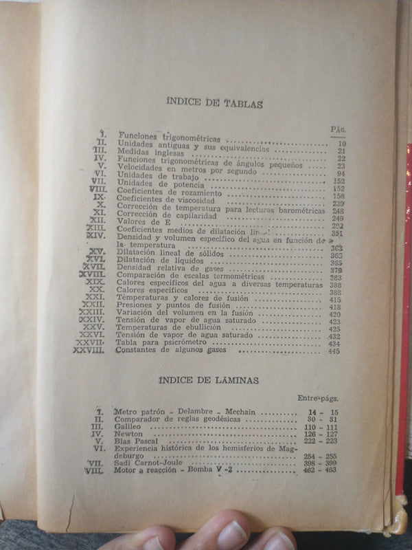 Libro usado en venta: Fisica elemental 1 de J.S. Fernandez - E.E. Galloni; editorial Nigar impreso en 1954 realizamos envios a todo el mundo.2