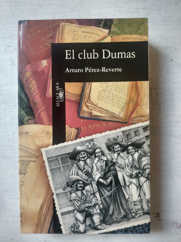 Libro usado en venta: El club Dumas o La sombra de Richelieu de Arturo Perez Reverte; editorial Alfaguara impreso en 1996 envios a todo el mundo.1