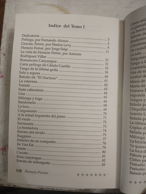 Libro usado en venta: Vida y obra de Horacio Ferrer (Solo TOMO 1 y 3) de Morire en Buenos Aires; editorial Manrique Zago impreso en 1991.3
