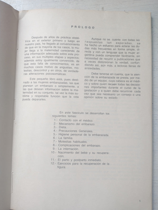 Libro usado en venta: Mi embarazo de Jorge V. Cacios; impreso en 1982 realizamos envios a todo el mundo.3