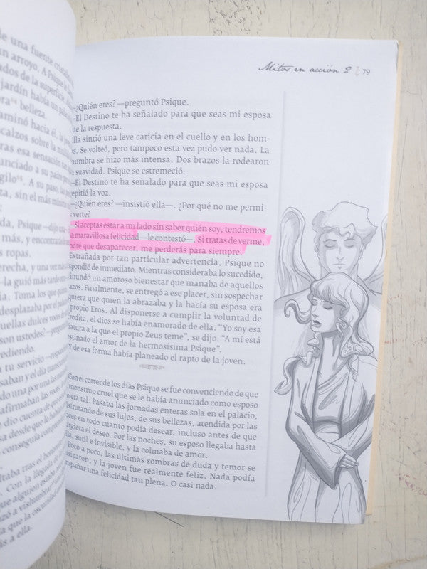 Libro usado en venta: Mitos en accion 2: Amor y aventura de Guillermo Cacharo; editorial La Estacion impreso en 2017 realizamos envios a todo el mundo.2