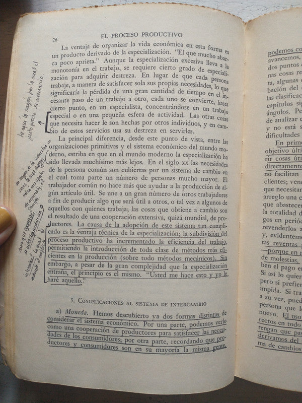 Libro usado en venta: Estructura de la economica de J. R. Hicks - A. G. Hart; editorial Fondo de Cultura Economica impreso en 1965.2