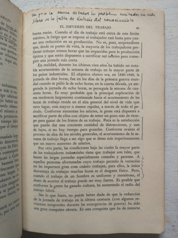 Libro usado en venta: Estructura de la economica de J. R. Hicks - A. G. Hart; editorial Fondo de Cultura Economica impreso en 1965.3
