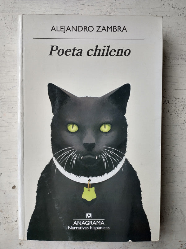 Libro usado en venta: Poeta chileno de Alejandro Zambra; editorial Anagrama impreso en 2021 realizamos envios a todo el mundo.1