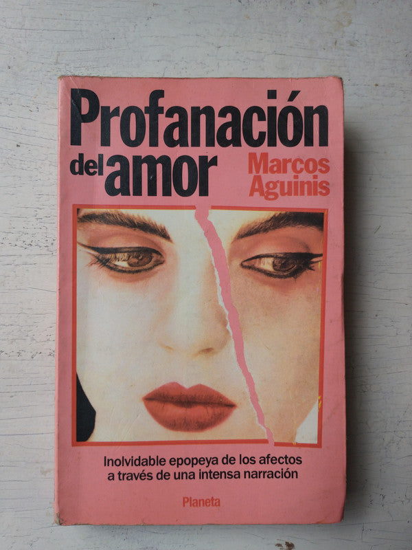 Libro usado en venta: Profanacion del amor de Marcos Aguinis; editorial Planeta impreso en 1989 realizamos envios a todo el mundo.1