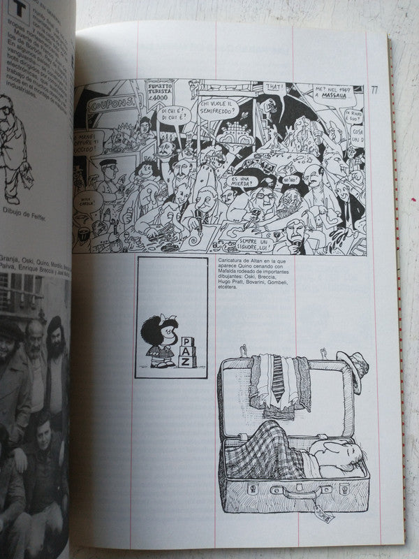 Libro usado en venta: El mundo de Mafalda de Quino; editorial Lumen impreso en 1992 realizamos envios a todo el mundo.3