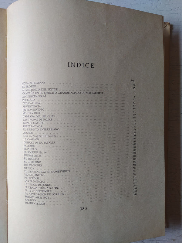 Libro usado en venta: Campa?a en el ejercito grande de Domingo Faustino Sarmiento; editorial Guillermo Kraft impreso en 1957 envios a todo el mundo.3