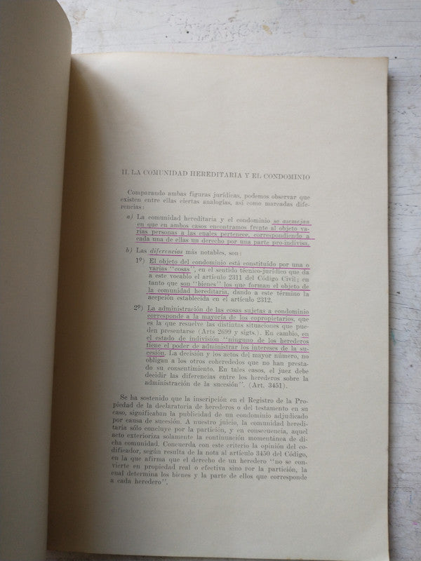 Libro usado en venta: Particion de herencias de Lazaro S. Trevisan; editorial Buenos Aires impreso en 1960 realizamos envios a todo el mundo.4
