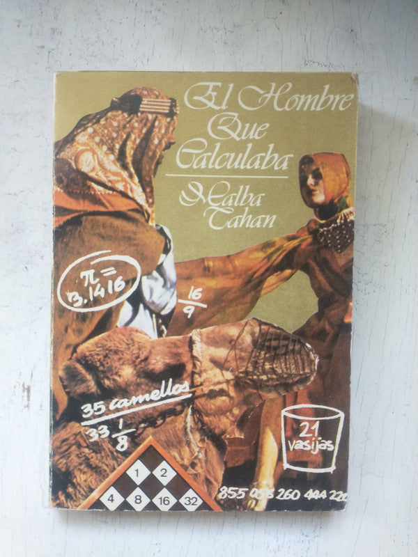 Libro usado en venta: El hombre que calculaba de Malba Tahan; editorial Vosgos impreso en 1976 realizamos envios a todo el mundo.1