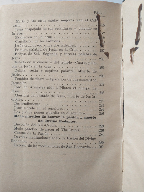 Libro usado en venta: Pasion y muerte del divino redentor de Sor Ana Catalina; editorial Propagacion de Buenos Libros envios a todo el mundo.3