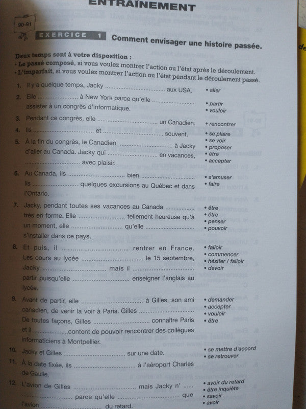 Libro usado en venta: Libre Echange 2 - Cahier d'exercices 2 de J. Courtillon - G. D. de Salins; editorial Hatier impreso en 1991.4