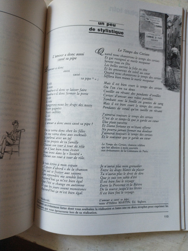 Libro usado en venta: Archipel - Francais Langue etrangere Livre 2 - Unites 8 a 12 de J. Courtillon - S. Raillard; editorial Didier impreso en 1983.3