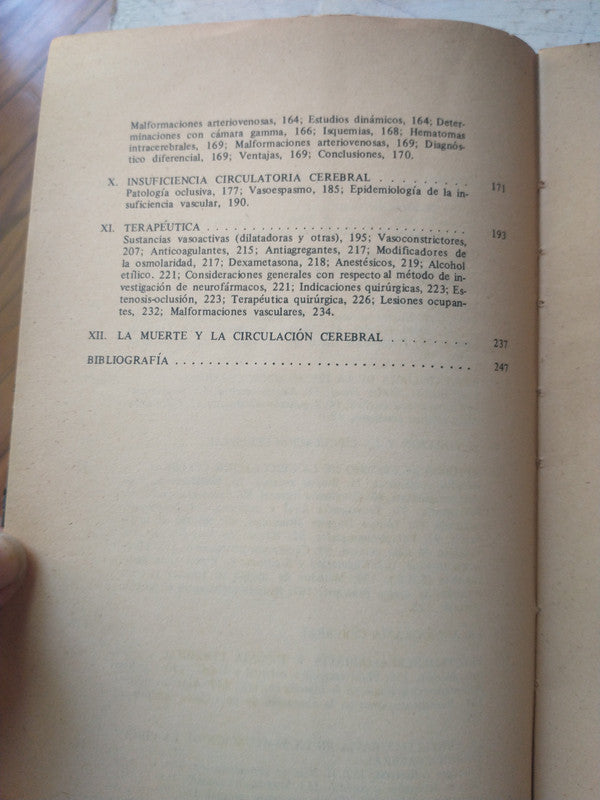Libro usado en venta: La circulacion cerebral de Osvaldo O. Betti; editorial Eudeba impreso en 1976 realizamos envios a todo el mundo.3