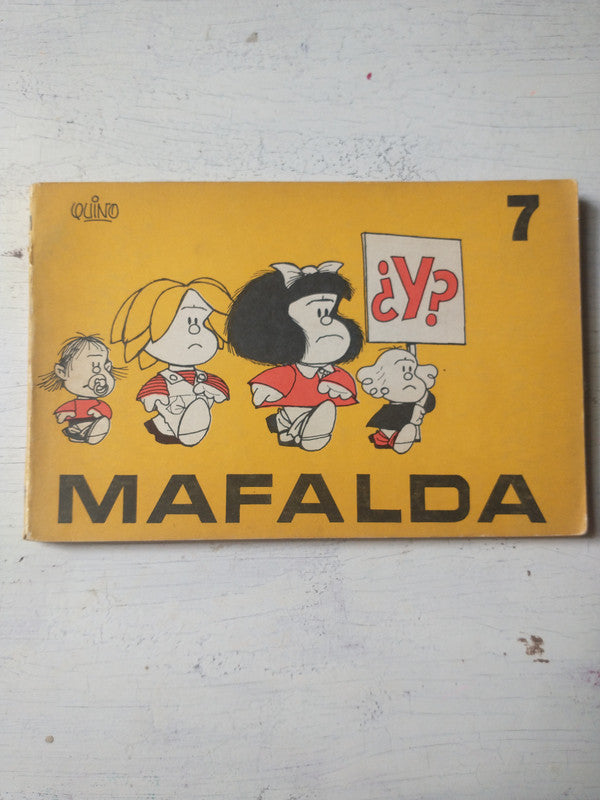 Libro usado en venta: Mafalda 7 de Quino; editorial Ediciones de la Flor realizamos envios a todo el mundo.1