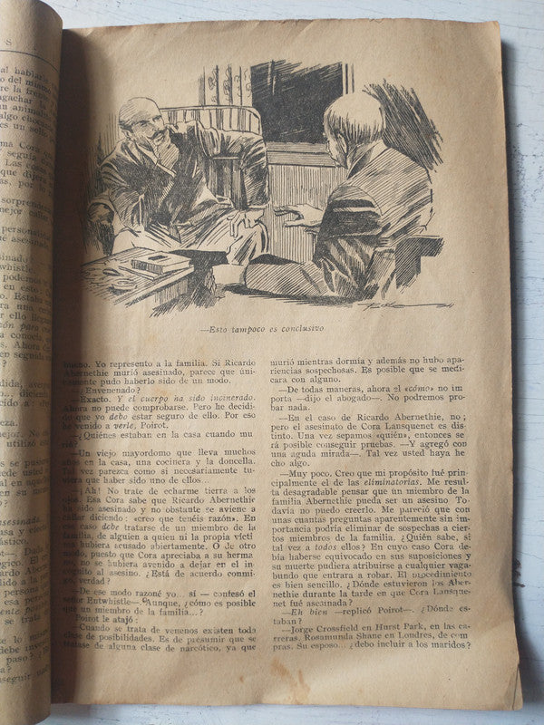 Libro usado en venta: Despues del funeral de Agatha Christie; editorial Molino impreso en 1954 realizamos envios a todo el mundo.3