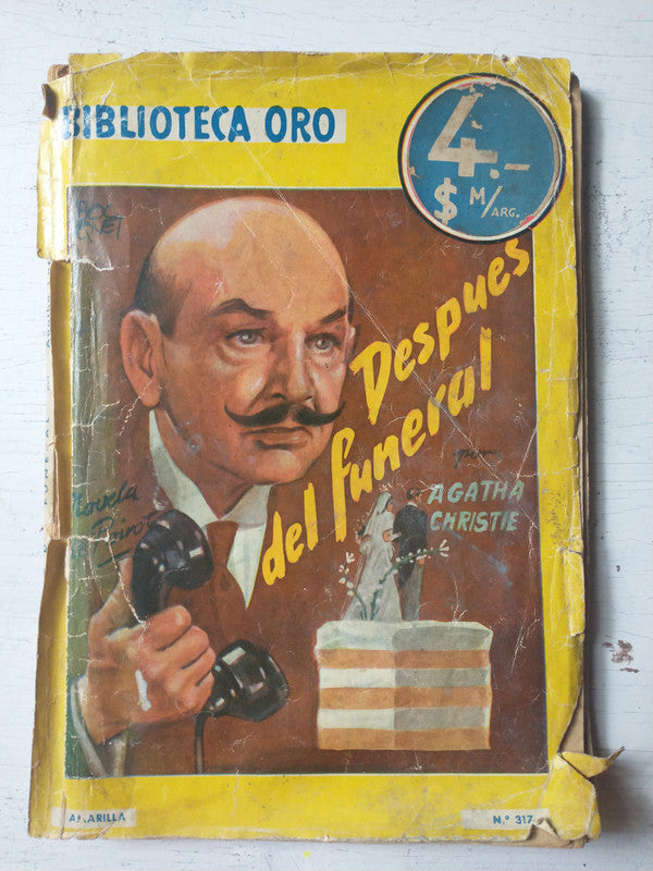 Libro usado en venta: Despues del funeral de Agatha Christie; editorial Molino impreso en 1954 realizamos envios a todo el mundo.1