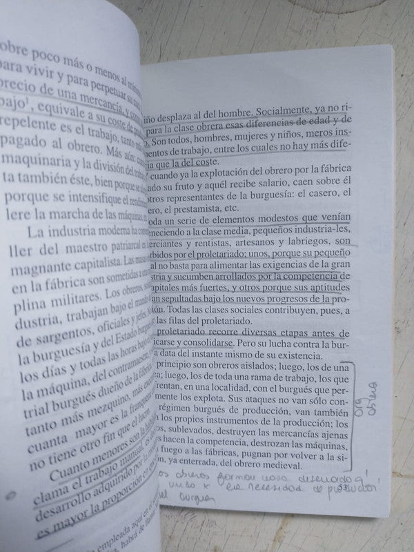 Libro usado en venta: El manifiesto comunista de Karl Marx - Friedrich Engels; editorial Centro Editor de Cultura impreso en 2003.2