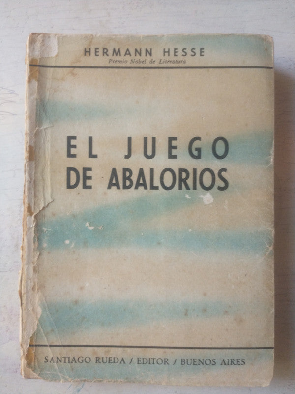 Libro usado en venta: Juego de abalorios de Hermann Hesse; editorial Santiago Rueda impreso en 1956 realizamos envios a todo el mundo.1