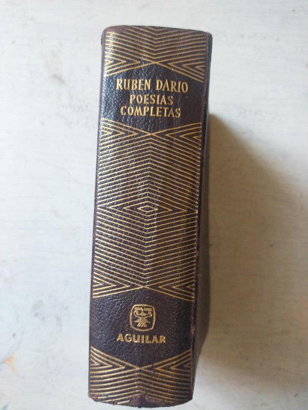 Libro usado en venta: Poesias completas de Ruben Dario; editorial Aguilar impreso en 1954 realizamos envios a todo el mundo.4
