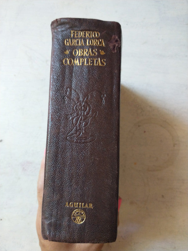 Libro usado en venta: Obras completas de Federico Garcia Lorca; editorial Aguilar impreso en 1960 realizamos envios a todo el mundo.3