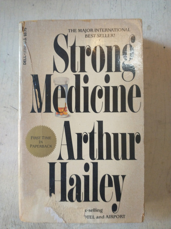 Libro usado en venta: Strong medicine de Arthur Hailey; editorial Dell Book impreso en 1984 realizamos envios a todo el mundo.1
