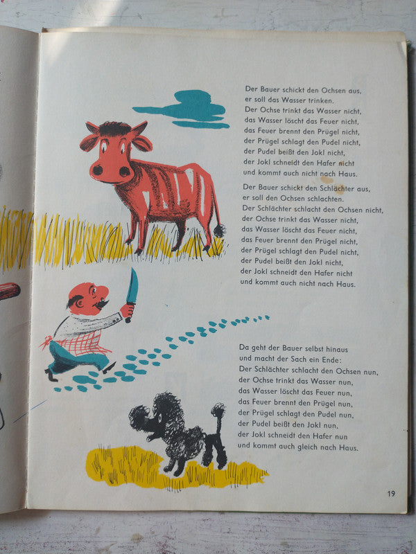 Libro usado en venta: Ich und Du - Kinderreime de Traudi Reich - Rudolf Angerer; editorial Verlag Herder Wien impreso en 1972 envios a todo el mundo.3