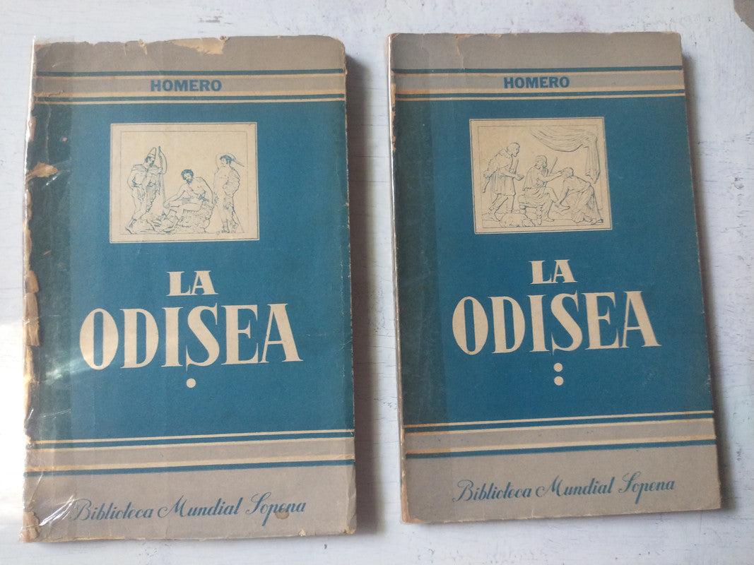 Libro usado en venta: La odisea de Homero; editorial Ramon Sopena impreso en 1951 realizamos envios a todo el mundo.1