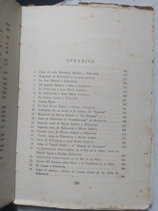 Libro usado en venta: Echeverria y la democracia argentina de Alberto Palcos; editorial El Ateneo impreso en 1941 realizamos envios a todo el mundo.3
