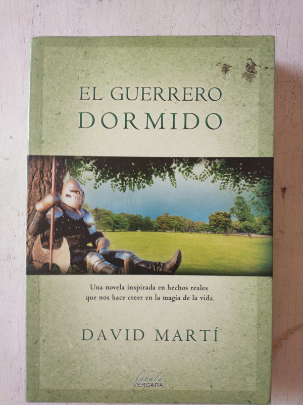 Libro usado en venta: El guerrero dormido de David Marti; editorial Javier Vergara impreso en 2013 realizamos envios a todo el mundo.1