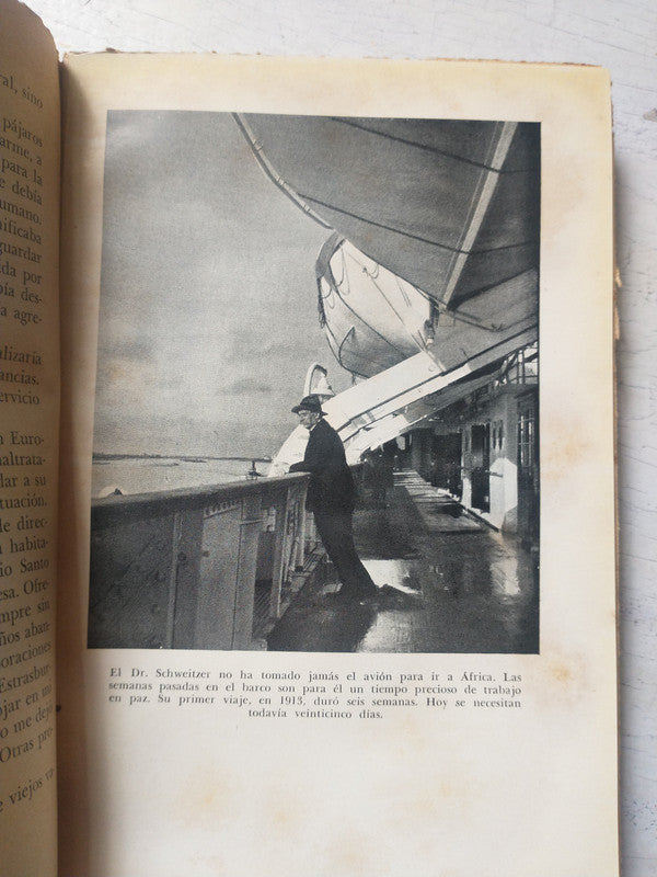Libro usado en venta: Mi vida y mi pensamiento de Albert Schweitzer; editorial Hachette impreso en 1961 realizamos envios a todo el mundo.2