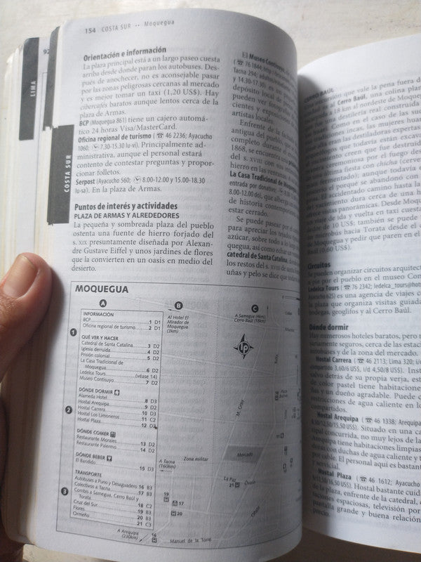 Libro usado en venta: Peru; editorial Lonely Planet impreso en 2007 realizamos envios a todo el mundo.3