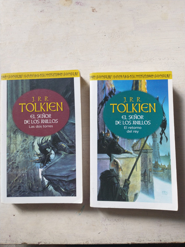 Libro usado en venta: El se?or de los anillos (Vol. 2 y Vol. 3) de J. R. R. Tolkien; editorial Minotauro impreso en 2015 envios a todo el mundo.1